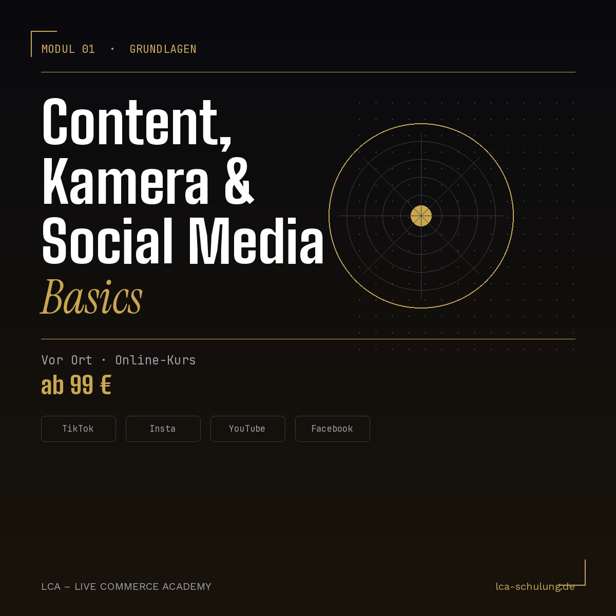 Modul 1 – Content, Kamera & Social Media Basics